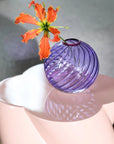 Vase Spiral Mauve &k - Ex - voto