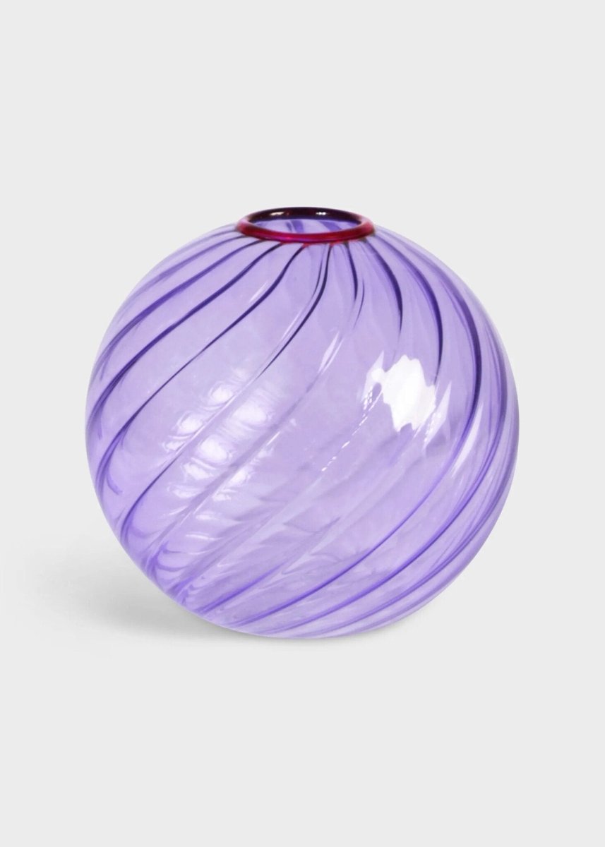 Vase Spiral Mauve &amp;k - Ex - voto