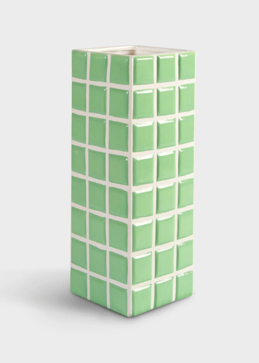 Vase Tuiles &k Menthe - Ex - voto