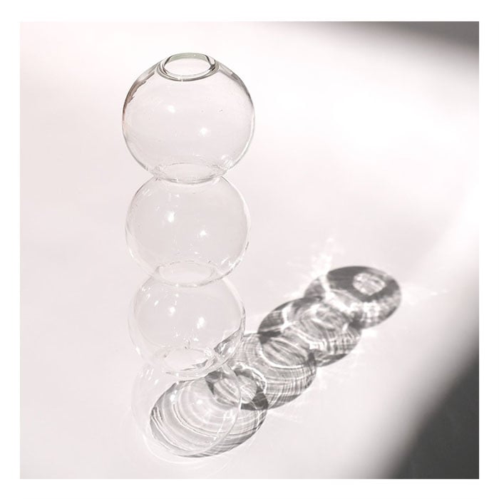 Vase Verre 4 Bulles EVC SOLDE - Vente finale - Ex - voto