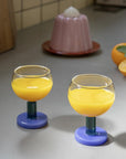 Verre Cantine Bleu &klevering - Ex - voto