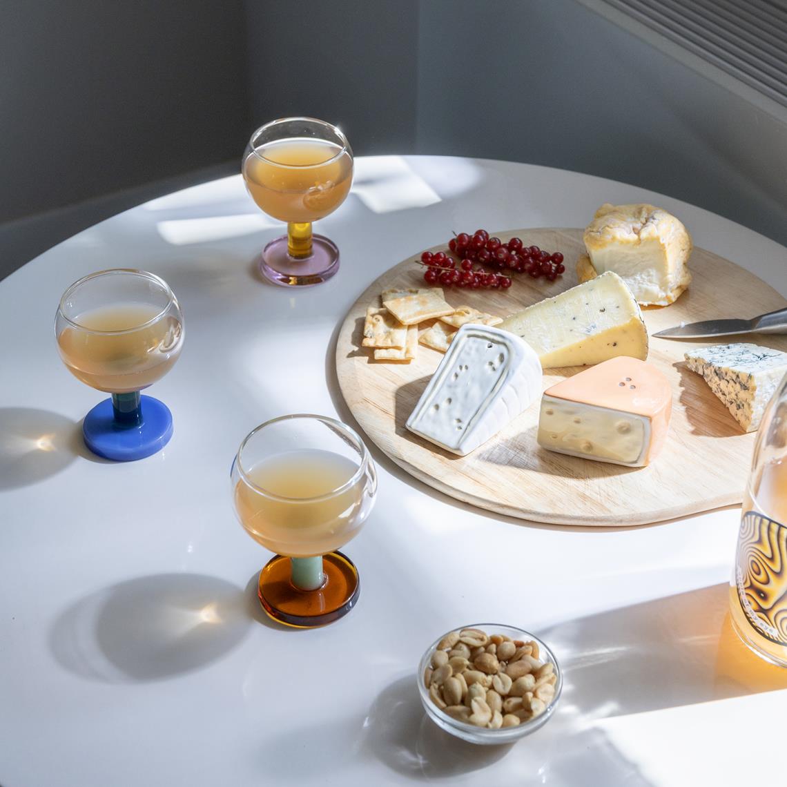 Verre Cantine Bleu &amp;klevering - Ex - voto