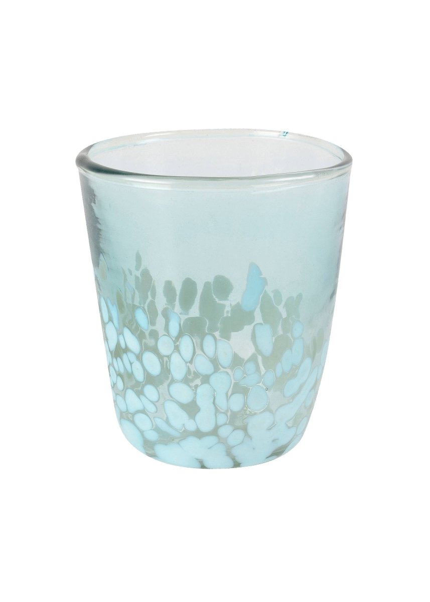 Verre Confettis Hazel Bleu Rosha L. - Ex - voto