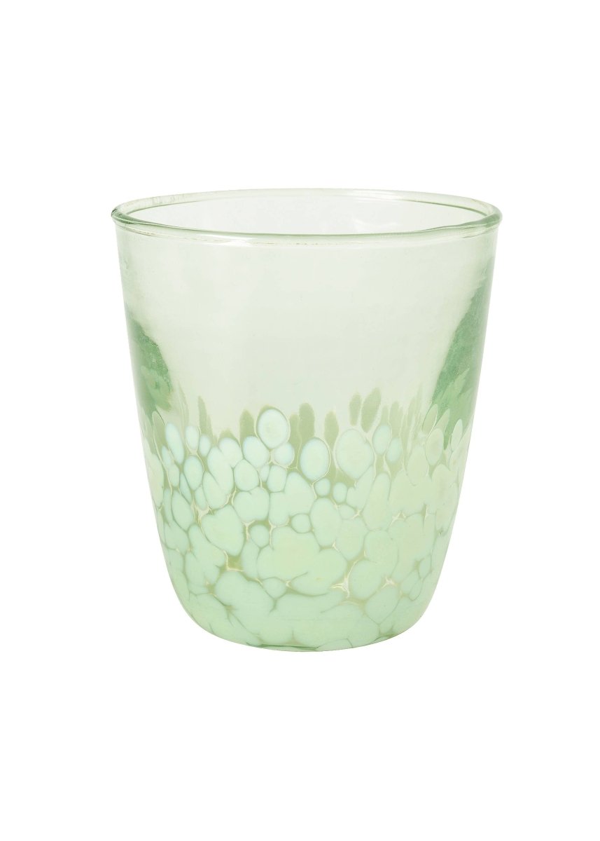 Verre Confettis Hazel Vert Rosha L. - Ex - voto