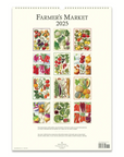 Cavallini Farmer's Market 2025 Wall Calendar