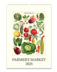 Cavallini Farmer's Market 2025 Wall Calendar