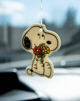 Three Potato Four Flower Bouquet Snoopy Air-Freshener