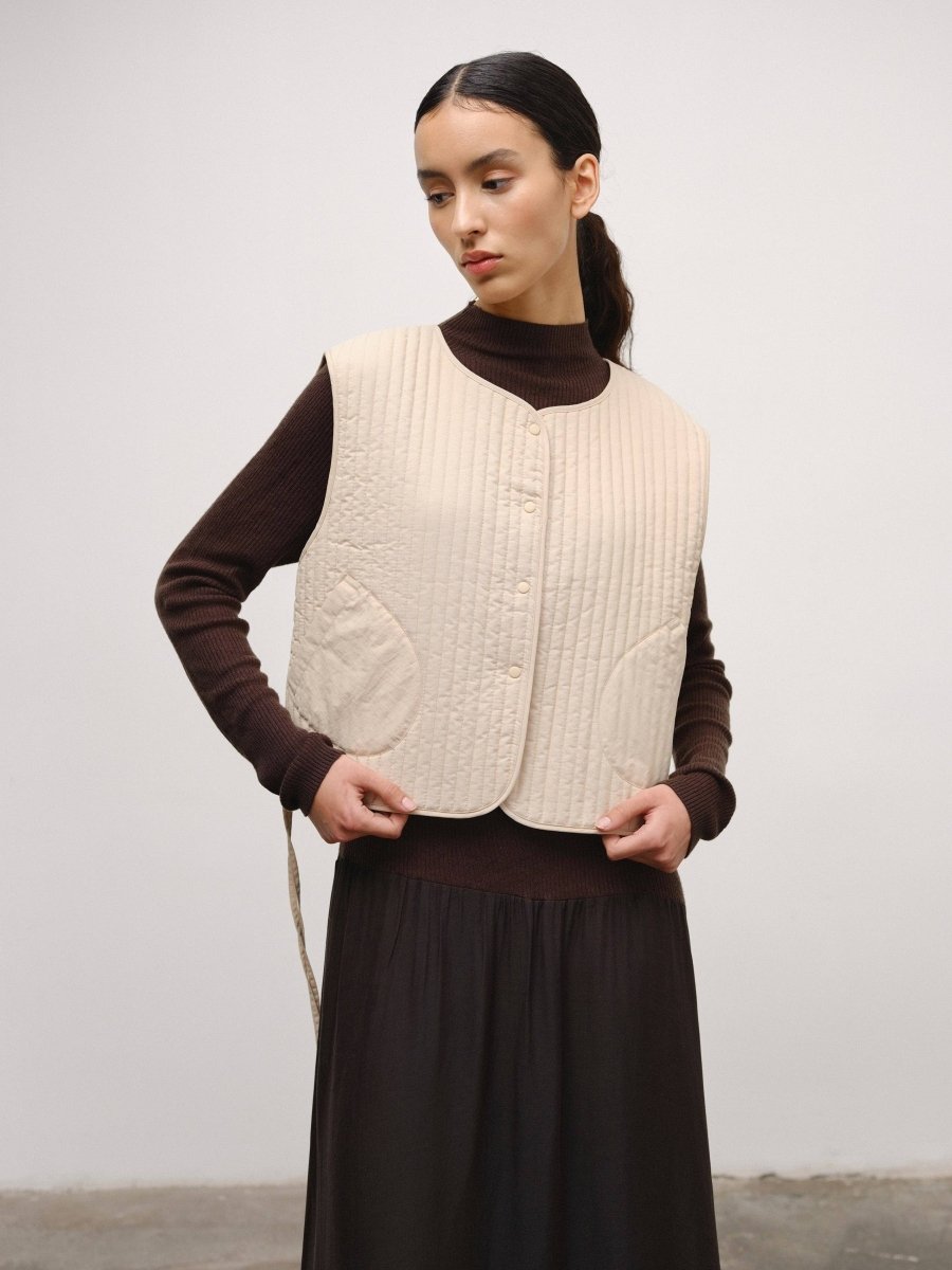 Veste Doublée Ölend Sable - Ex - voto
