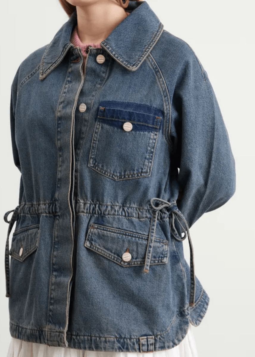 Veste Jeans Emilie Damson Madder - Ex - voto