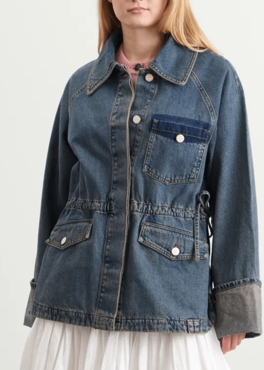 Veste Jeans Emilie Damson Madder - Ex - voto