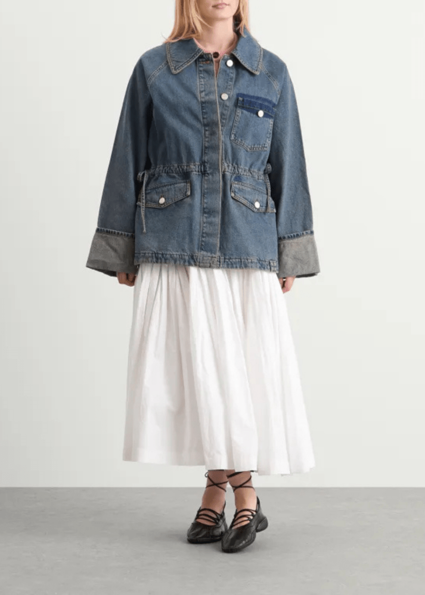 Veste Jeans Emilie Damson Madder - Ex - voto