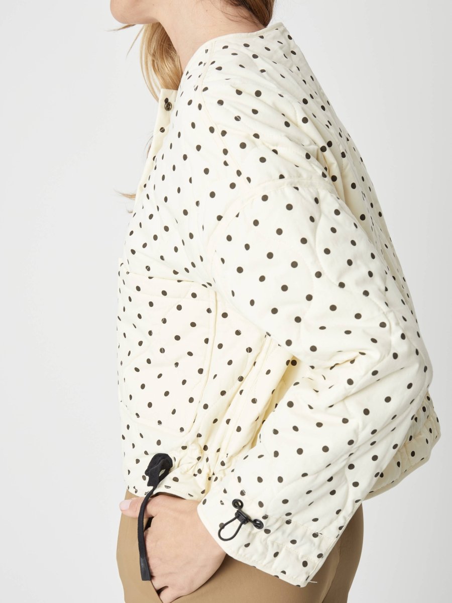 Veste Matelassée à Pois Liv Mod Ref - Ex - voto