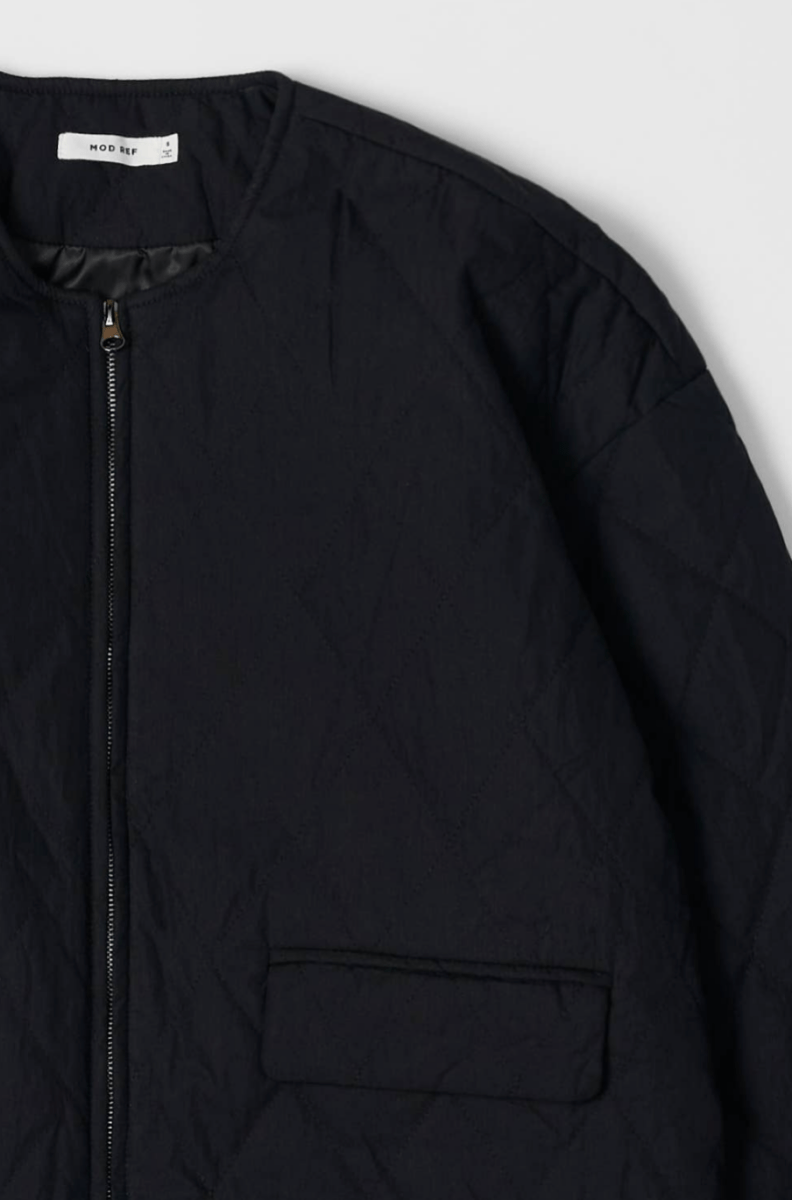 Veste Matelassée Greta Noire Mod Ref - Ex - voto
