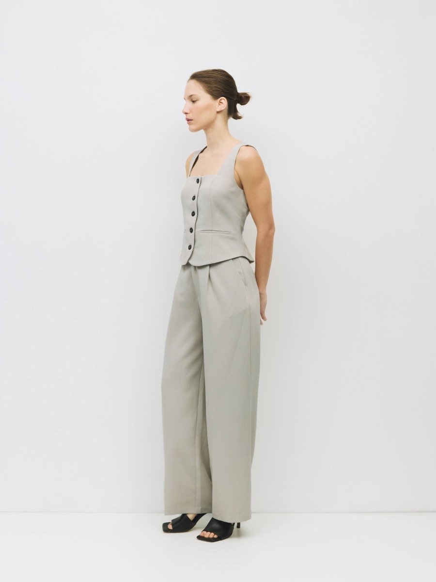 Veste Nichole Col Carré Beige Mod Ref - Ex - voto