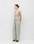 Veste Nichole Col Carré Beige Mod Ref - Ex - voto