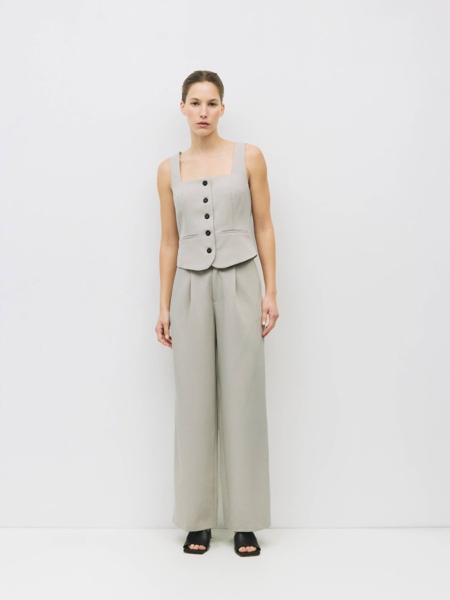 Veste Nichole Col Carré Beige Mod Ref - Ex - voto