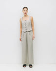 Veste Nichole Col Carré Beige Mod Ref - Ex - voto