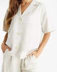 Veston en Lin Cyd All Row Beige SOLDE - Vente Finale - Ex - voto