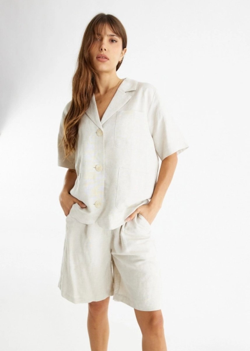 Veston en Lin Cyd All Row Beige SOLDE - Vente Finale - Ex - voto