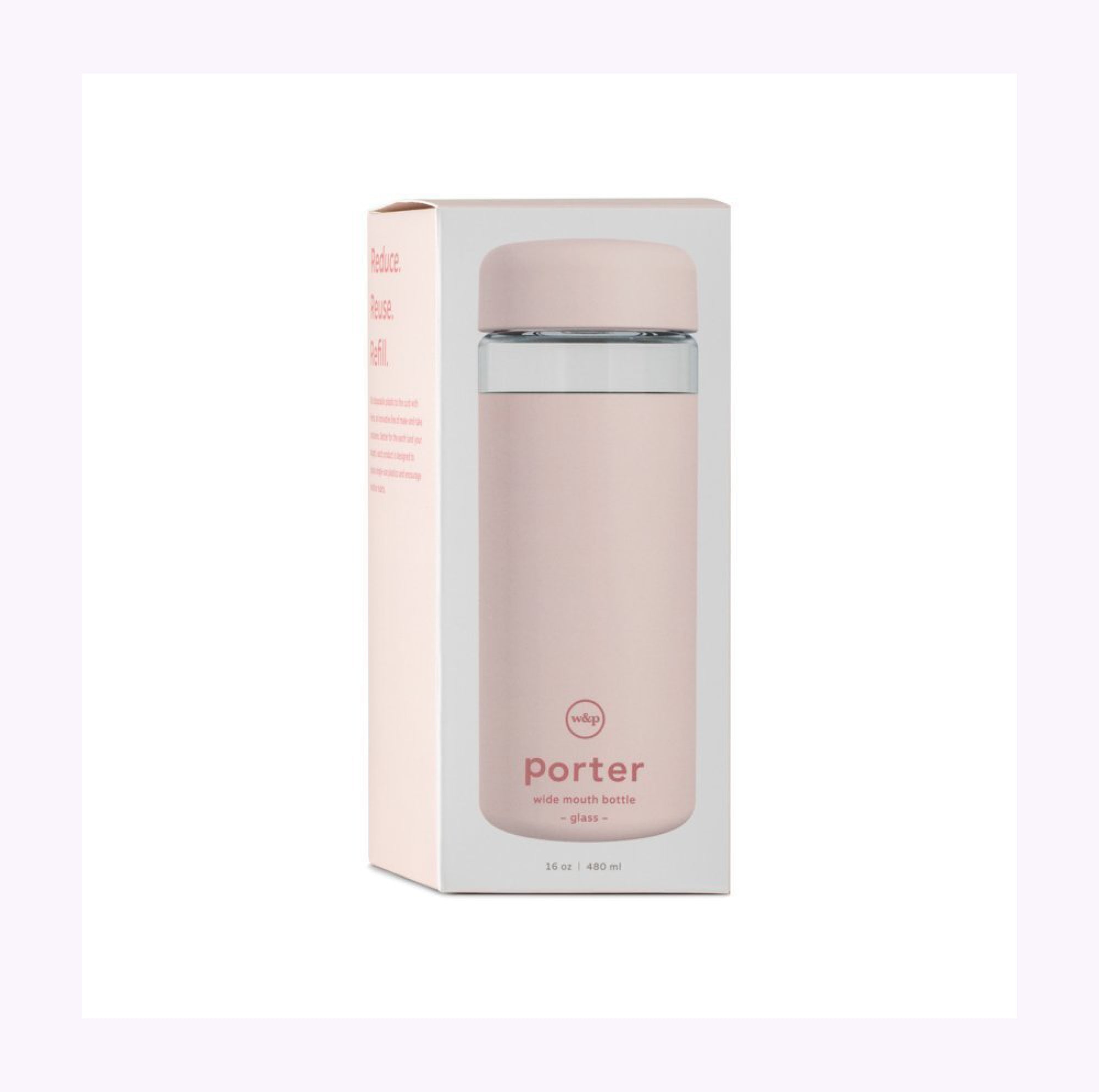 Bouteille à goulot large W&P Blush TEL QUEL - Vente Finale