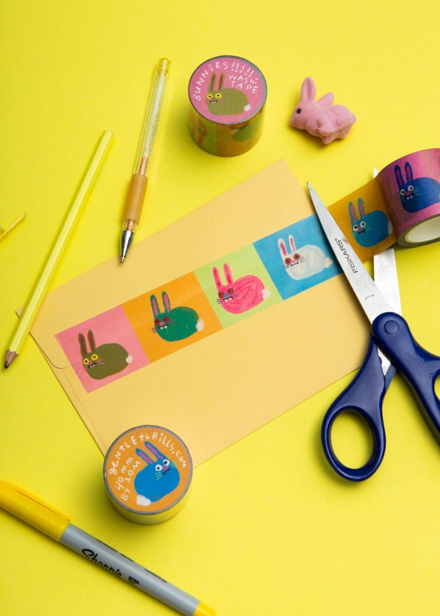 Washi Tape Lapins Gentle Thrills - Ex - voto