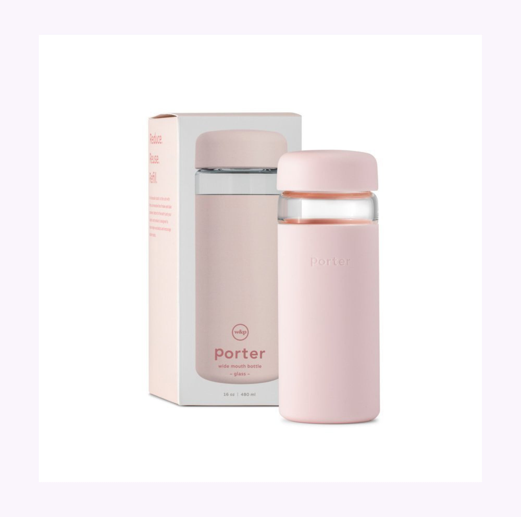 Bouteille à goulot large W&P Blush TEL QUEL - Vente Finale